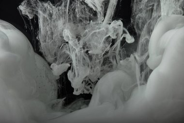 Soyut akan swirls tek renkli boya su