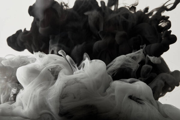 Texture Noire Blanche Avec Mélange Éclaboussures Peinture — Photo