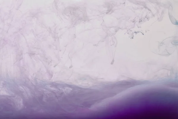 Fundo Abstrato Com Redemoinhos Violetas Tinta — Fotografia de Stock