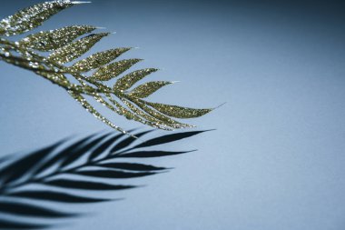 seçici odak altın glitter ve gölge, Noel arka plan kavramı tarafından dekore edilmiş şenlikli Şubesi