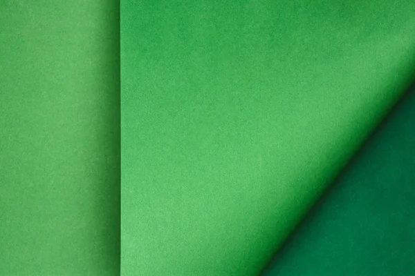 Top View Green Paper Colored Background — Stock Photo, Image