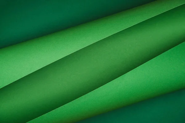 Vista Desde Arriba Del Papel Verde Sobre Fondo Color — Foto de stock gratuita