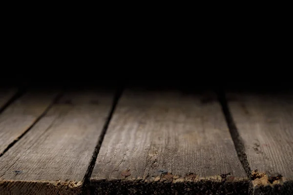 Brown Striped Wooden Background Black — Stock Photo, Image