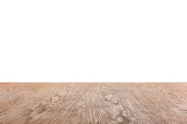 brown striped wooden background on white clipart