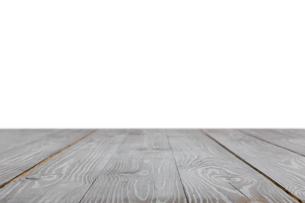 Grey Striped Rustic Wooden Surface White — Stock Photo, Image
