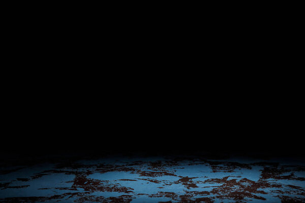 dark blue grungy background on black