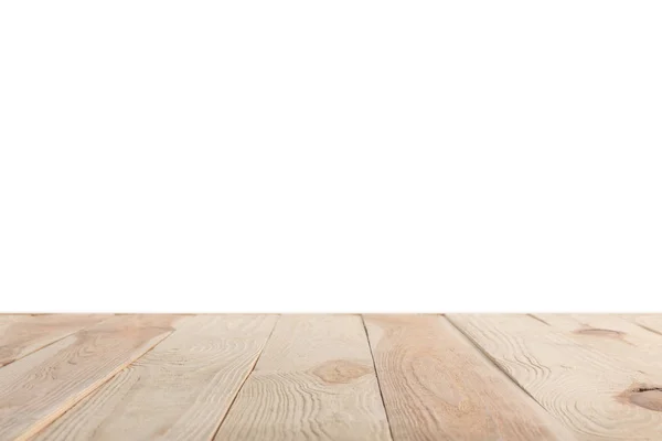 白に茶色のストライプ木製テクスチャ背景 — ストック写真