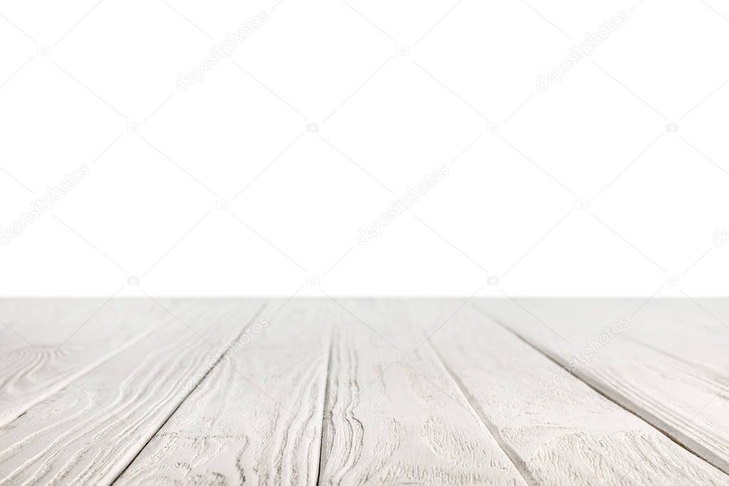 light grey striped wooden background on white