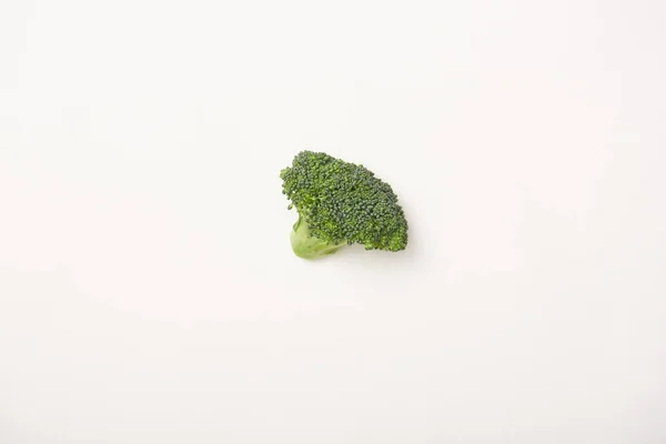 Studio Shot Green Broccoli White Background — Stock Photo, Image