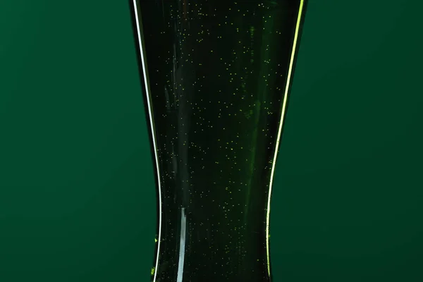 Close Beer Glass Isolated Green Patrick Day Concept — Stock Photo, Image