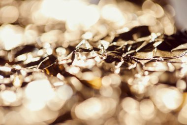 selrctive odak folyo ile parlak ışık ve twinkles