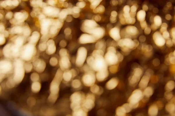 Golden Background Blurred Bright Twinkles Sparkles — Stock Photo, Image