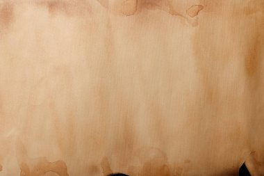 Üstten Görünüm eski parşömen kağıt dokulu 