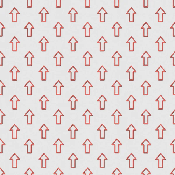 Collage Red Arrows Grey Background Seamless Background Pattern — Stock Photo, Image