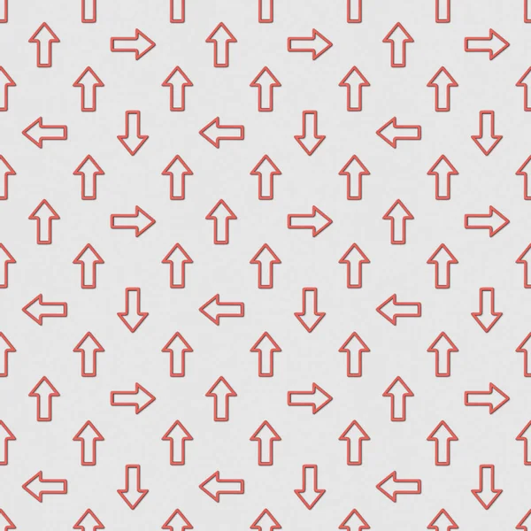 Collage Seamless Background Pattern Red Pointers Grey Background — Stock Photo, Image