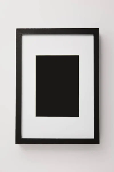 Quadro Quadrado Decorativo Preto Fundo Branco — Fotografia de Stock