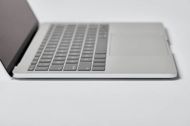 seçici odak kopya alanı Grey ile dizüstü 