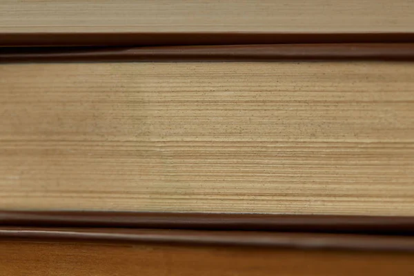 Közelből Kilátás Régi Könyvek Sárga Oldalak — Stock Fotó