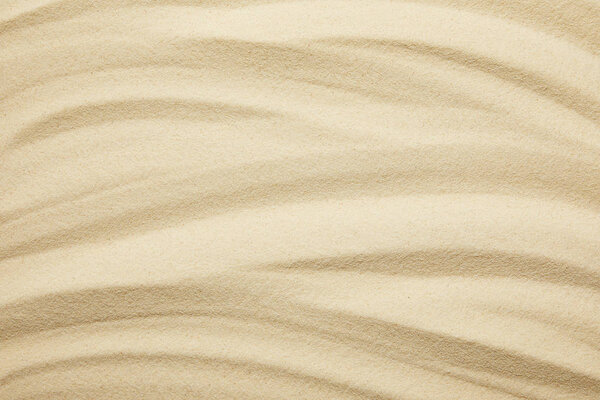 golden and textured sandy surface on beach in summertime