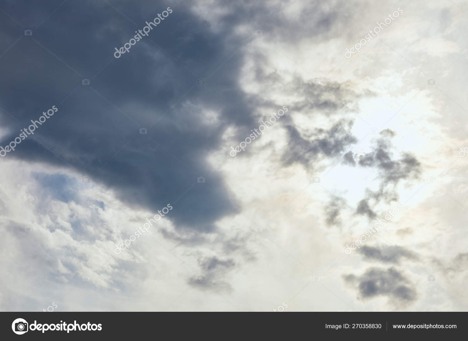 Sky Overcast Clouds Copy Space Stock Photo Image By C Antonmatyukha