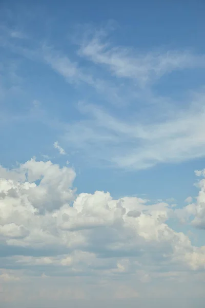 Blue Sky White Clouds Copy Space — Stock Photo, Image