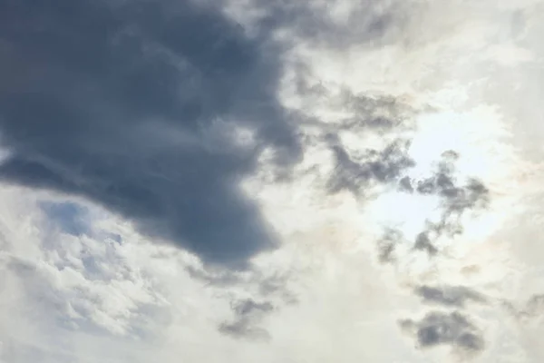 Céu Com Nublado Nuvens Espaço Cópia — Fotografia de Stock