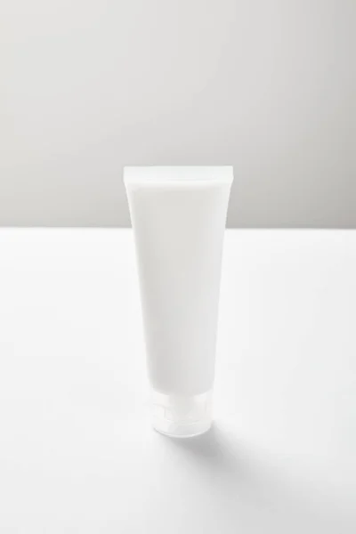 Tubo Creme Com Creme Mão Branco — Fotografia de Stock