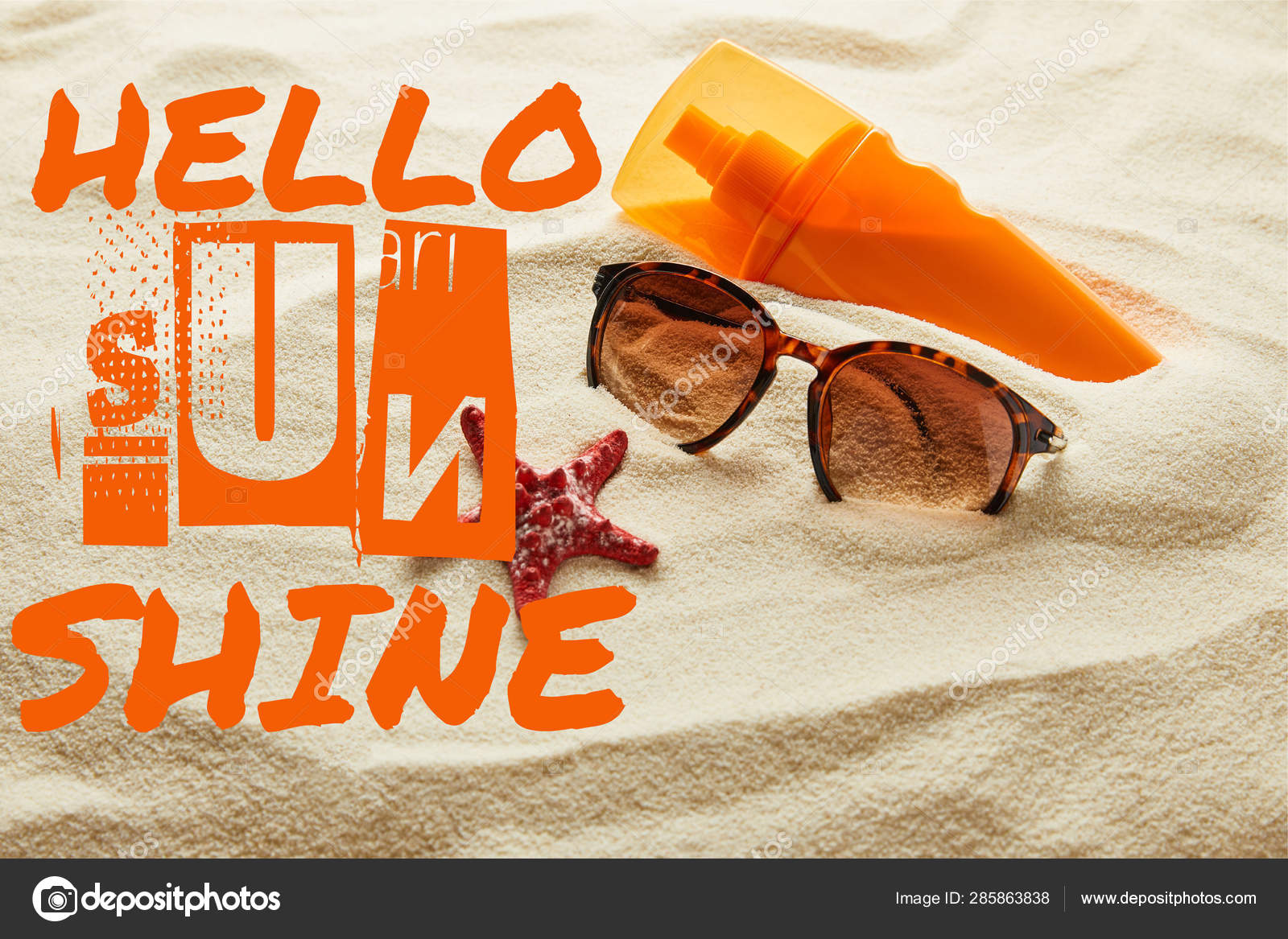 sunglasses and sunscreen