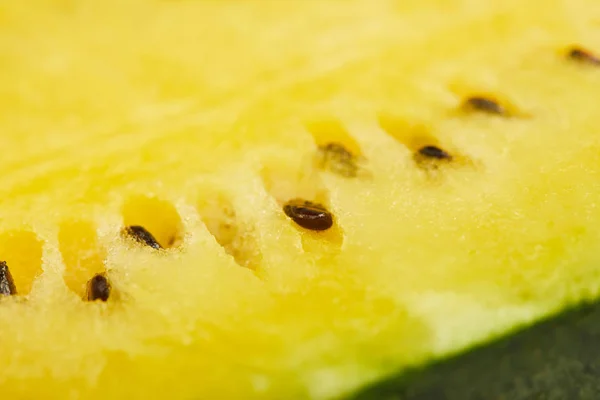 Close View Yellow Ripe Watermelon Seeds — Stock Photo, Image