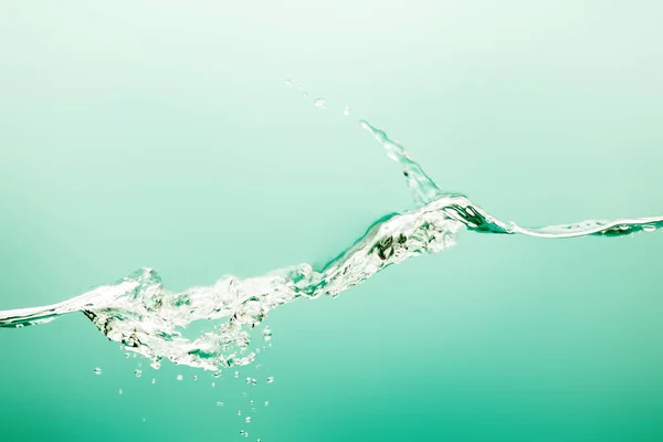 Transparent Rent Vatten Blå Bakgrund — Stockfoto