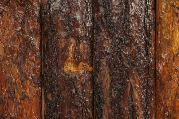 Vue rapprochée de vieux planches de bois brun fond — Photo de stock