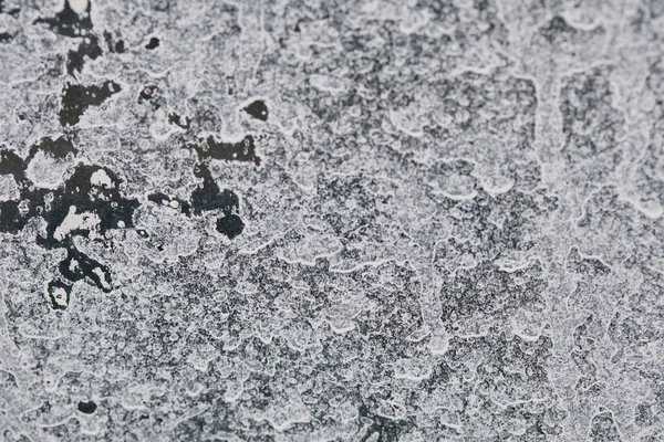 Full frame image of abstract metal wall painted in white background — Stock Photo