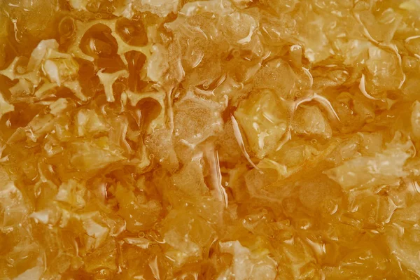 Full frame of natural honey as background — Stock Photo