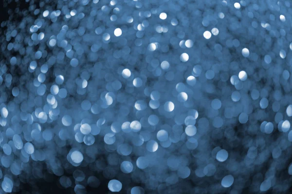 Abstract dark blue glitter texture with copy space — Stock Photo