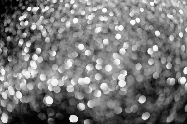 Abstract shiny background with blurred silver glitter — Stock Photo