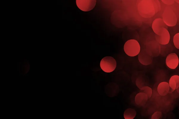 Abstrait fond sombre avec beau bokeh rouge — Photo de stock