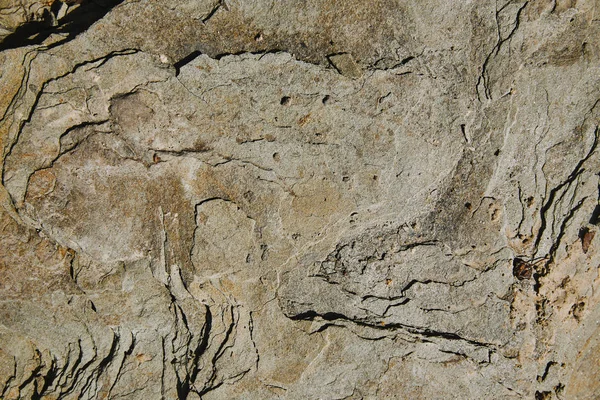 Vista superior de piedra de textura áspera marrón - foto de stock