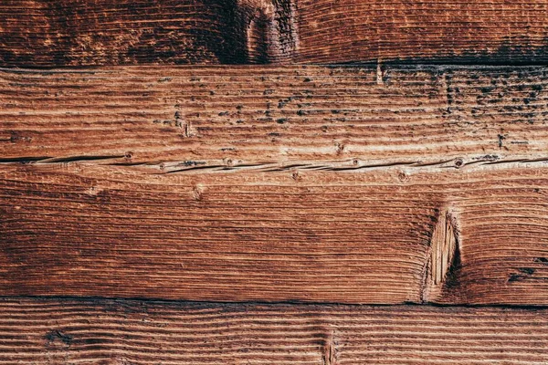 Close-up shot of rustic wooden wall for background — Stock Photo