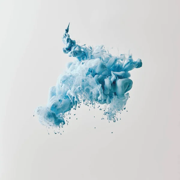 Abstract texture with blue paint splash — Stock Photo