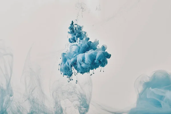 Abstract design with blue paint splash — Stock Photo