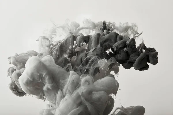 Абстрактный фон с брызгами серой смеси краски — стоковое фото