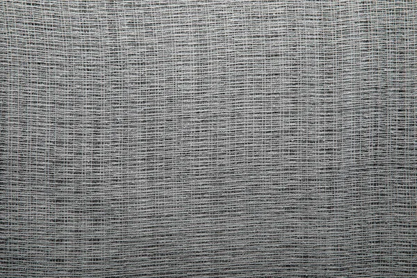 Vue du dessus de l'arrière-plan en tissu gris texturé avec espace de copie — Photo de stock