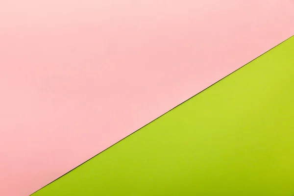 Birght pink and green background with copy space — Stock Photo