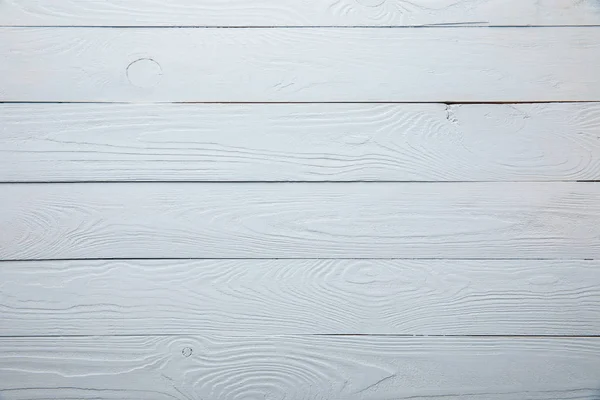 Vista superior de fondo texturizado de madera blanca con espacio de copia - foto de stock