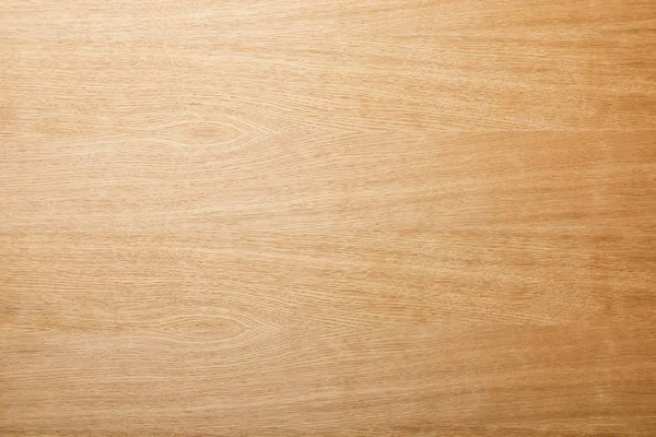 Top view of empty beige wooden surface with copy space — Stock Photo