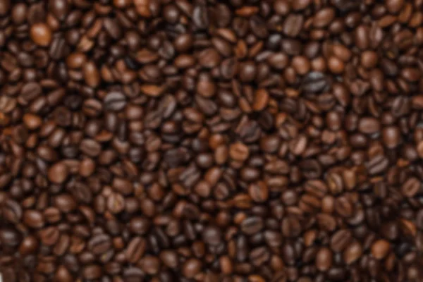 Top view of delicious fresh textured coffee grains — Stock Photo