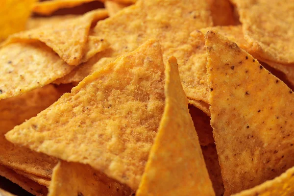 Close up view of Mexican corn delicious nachos — Stock Photo