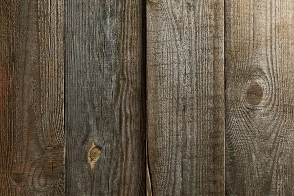 Top view of brown wooden surface with copy space — Stock Photo