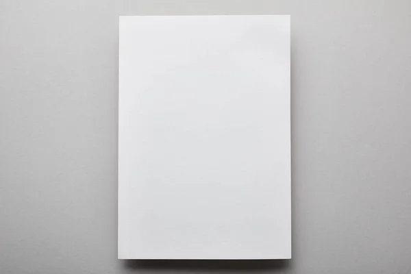 Top view of empty and white paper with copy space — Stock Photo