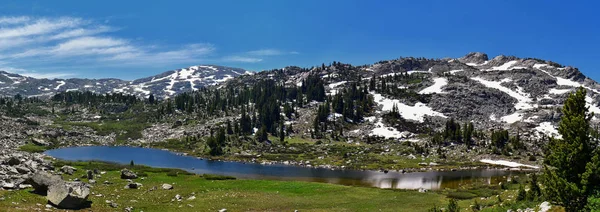 Wind River Range Rocky Mountains Wyoming Vistas Desde Sendero Senderismo — Foto de Stock